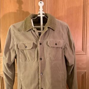 Hollister HCO Men’s Corduroy and Fleece Coat XL